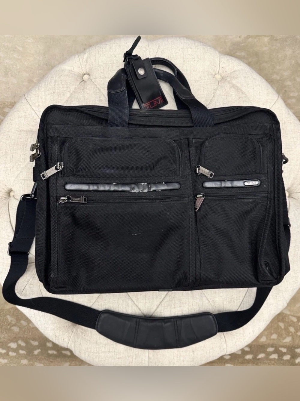 TUMI 26160D4 BALLISTIC NYLON EXPANDABLE ORGANIZER COMPUTER LAPTOP BRIEFCASE BAG